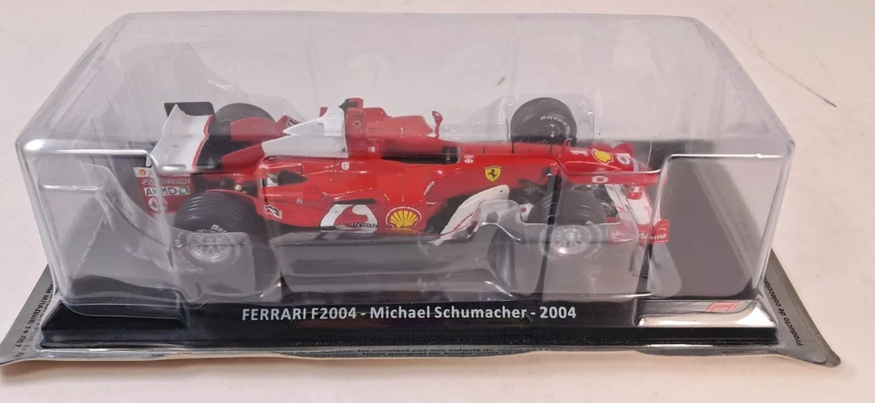 Ixo Ferrari F2004 #1 Michael Schumacher World Champion 2004 1/24 LAF1476 - Immagine 3 di 3
