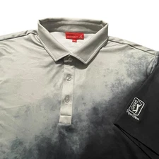 Redvanly Polo Shirt Mens XL Gray TPC Piper Glen Golf Performance Gradient MINT