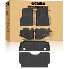 Floor Mats Trunkcargo Liners Tpe For 1997-2006 Jeep Wrangler Tj New All Weather