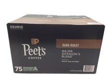 Peet's Dark Roast Keurig K-Cup Pods, Major Dickason's Blend, 75 Ct