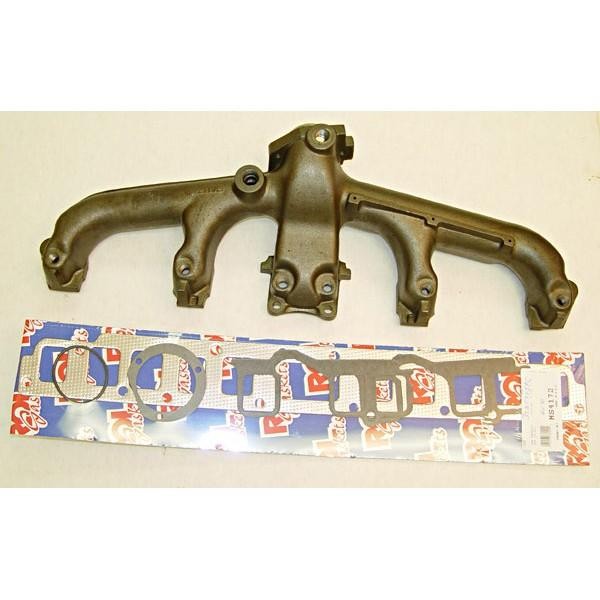 Collecteur d'échappement en fonte haute résistance pour CJ7 et Wrangler 1981-1990
