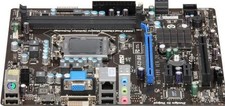 MSI H61M-E23 (B3) LGA 1155 Micro ATX Motherboard with I/O Backplate Shield
