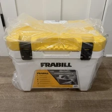 Frabill Magnum Bait Station 19 Quart Live Bait Well White Yellow NEW