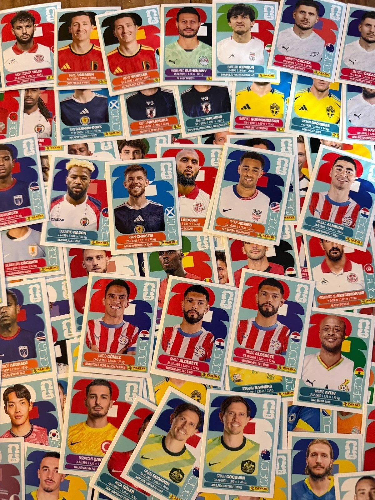 Panini FIFA World Cup Stickers - YOU PICK #ARG01 - #PAN20 Groups J K L