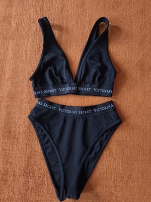 Victorias Secret Damen Bikini Schwarz 34