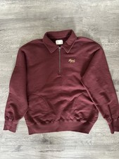 Aime Leon Dore - Mulbery Street Quarter Zip - Medium- Burgundy - Medium