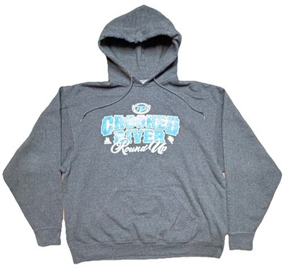 Crooked River Roundup Rodeo XL Hoodie Prineville Oregon Western Bull Riding