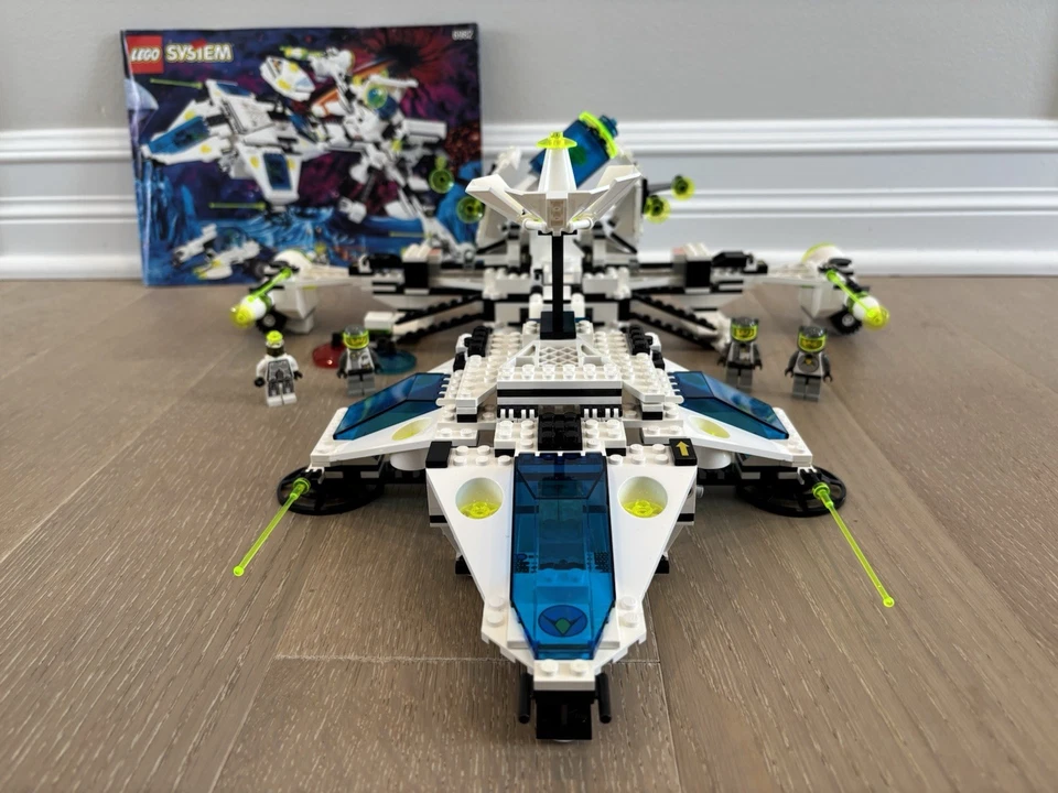 乐高太空套装 6982 Explorien Starship 98% 完整带说明 复古 - 阅读 — 第 2/4 张图片