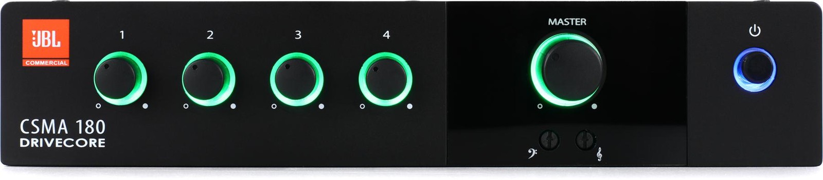 4-канальный микшер-усилитель JBL CSMA 180 мощностью 80 Вт 84390₽