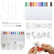 54 Pcs Magic 3D Foam Texture Painting Kit,Including 40 Pcs Foam Texture Paper...