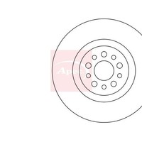 Apec Citroen C8 Ea Eb 2002 Bremsscheibe Vorne Einzel DSK2584