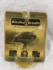 Novelty Alcohol Breath Tester 3 In 1 Blood Alcohol Detector with LCD Display