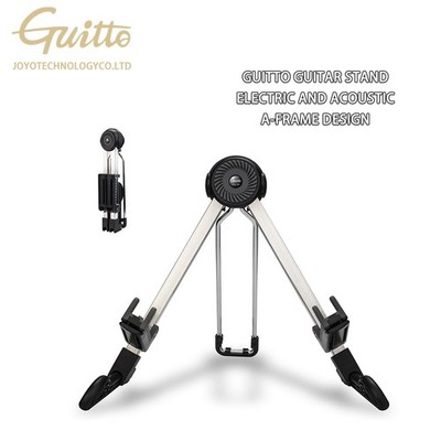 GUITTO A-Frame Electric Guitar Stand Guitar Stand Folding, Guitar Stands Floor