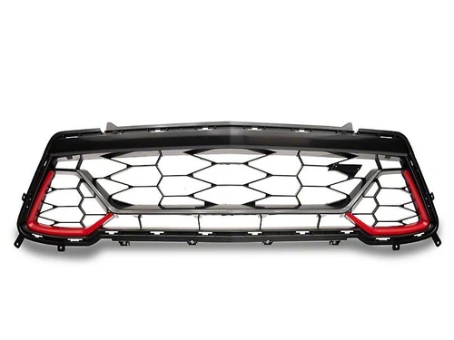 TÜV - KÜHLERGRILL - ROT & SCHWARZ - SS 50 JAHRE STIL (CAMARO 2016-2018 SS) - Bild 4 von 5
