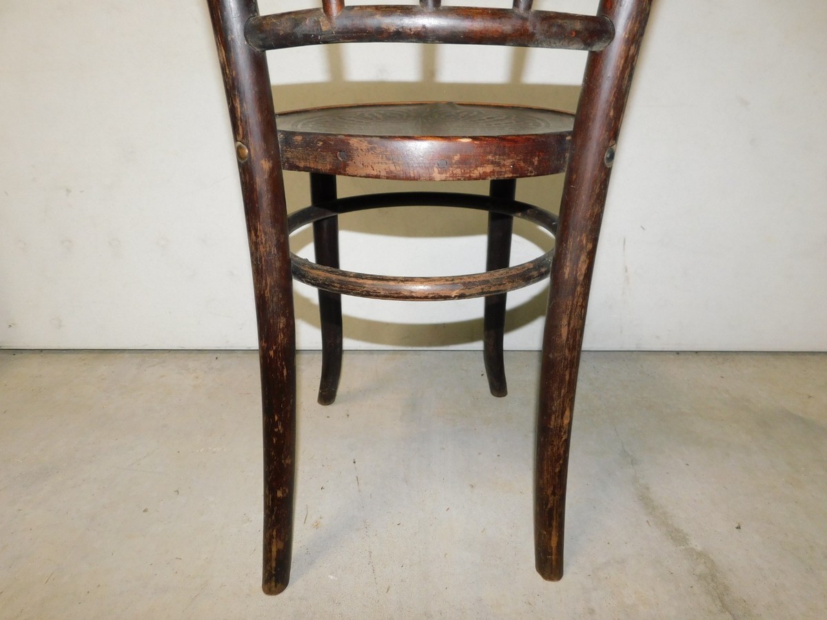 ANTIQUE Mundus J&J Kohn Jacob & Josef Bentwood Chairs Made in