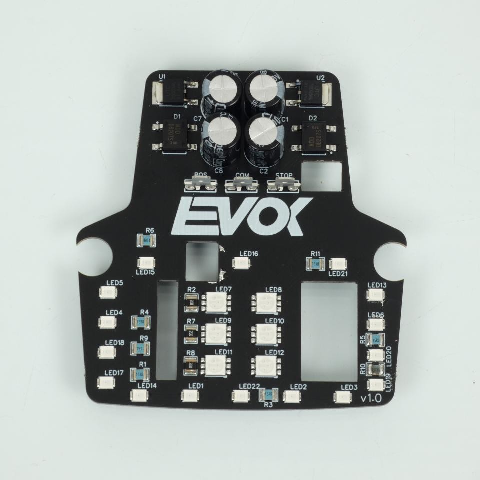 Feu arrière LED 12V EVOK pour réparer l'éclairage de Vespa Primavera 125