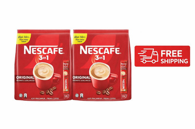 Nescafé 3in1 Original Premix Coffee   25 Sticks x 2 Packs  Free Shipping