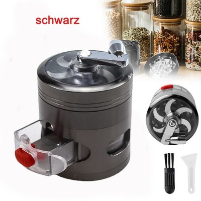 Hochwertiger Mini Metall Grinder Kräutermühle Kurbelmühle Gewürzmühle Crusher