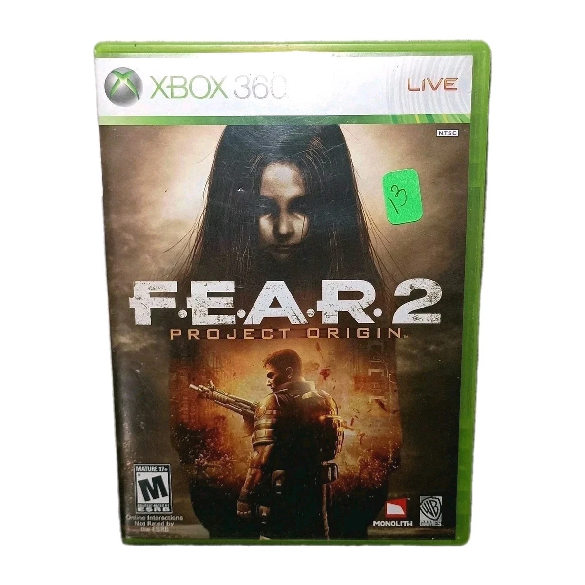 F.E.A.R. 2: Project Origin (2009) box cover art