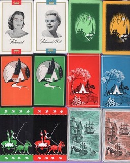 100 carte da gioco swap singole GRANDE LOTTO COPPIE #1 INCREDIBILE VARIETÀ MOLTE DECO VINTAGE