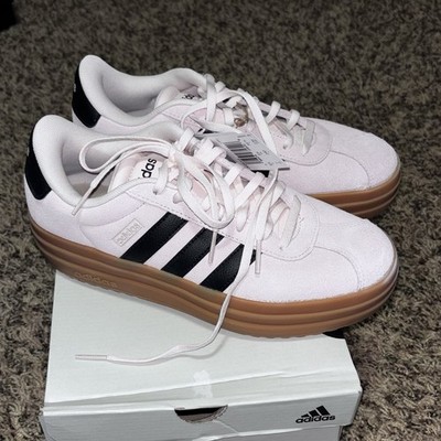 Adidas Women s Pink Val Court Bold Sneakers Size 7 Platform Lift Shoes New