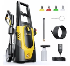 Electric Pressure Washer 3700 PSI MAX 2.5 GPM Power Washer with 4 Nozzles - New