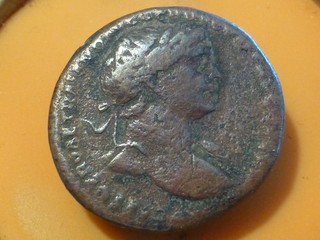 ROMAINE ANTIQUE AS de TRAJAN A REPERTORIER RARE & QUALITE TB ! 10 57gr !