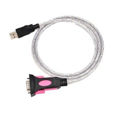 1pc USB 2.0 to DB9 RS232 Serial Converter 1.8M 9 Pin Computer Adapter Cable FTDI