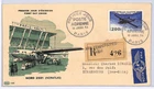 FRANCE FDC *NORD 2501 NORATLAS* 1954 Aviation 200F Illustrated Paris WQ156