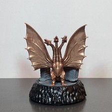 King Ghidorah Mini Figure w/ Round Diorama Display Stand Official Godzilla toy
