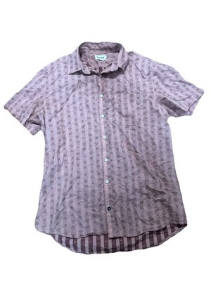 Taylor Stitch Shirt Mens Size 44 Brown Short Sleeve California Arrowhead