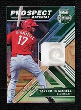 2018 Elite Extra Edition Prospect Materials Emerald 5/5 Taylor Trammell 1t3