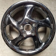 Front Porsche Chrome 911 Boxster OEM Wheel 18" 1998-2003 Factory Original 67236