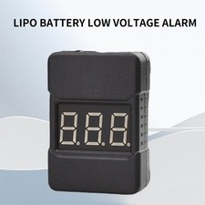 2X RC Lipo Battery Low Voltage Alarm 1S-8S Buzzer Indicator Checker Tester LED9c