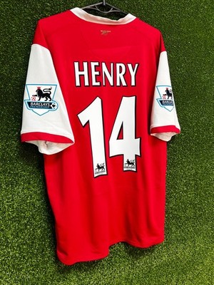 アーセナル HENRY 14番 シャツ Lサイズ THIERRY HENRY #14 MEN'S FC ARSENAL 2006/2007 SOCCER FOOTBALL SHIRT