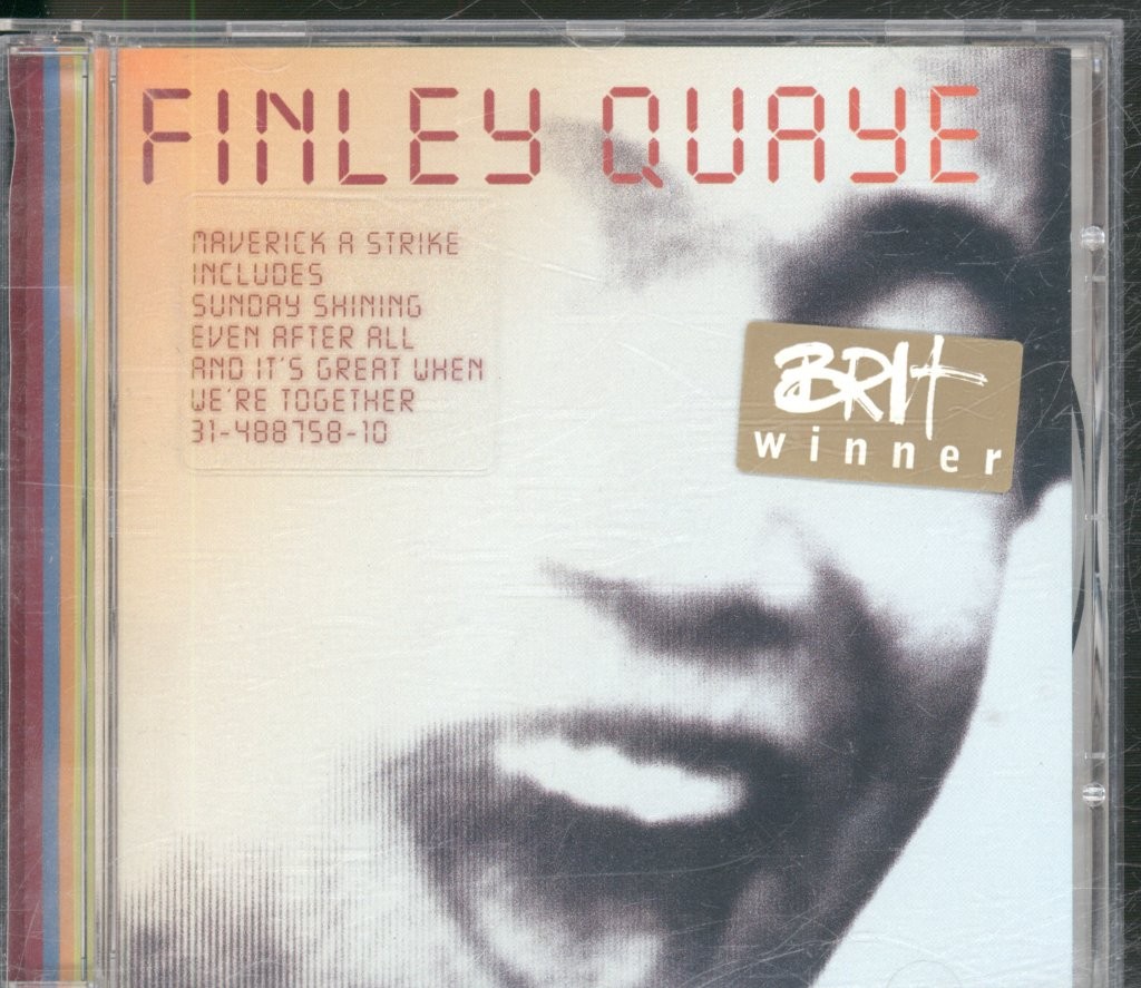 Finley Quaye Maverick A Strike CD Europe Epic 1997 Has info and 'Brit winner'