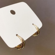 Gold Plated Small Hoop Earrings for Women,Gold Hoop Earrings,Jewelry Gifts New