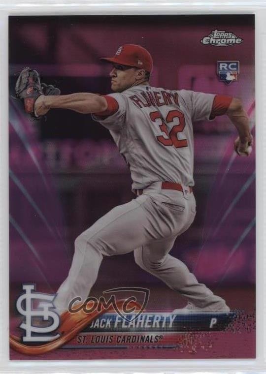 2018 Topps Chrome Update Target Exclusive Pink Refractor Jack Flaherty 10b9