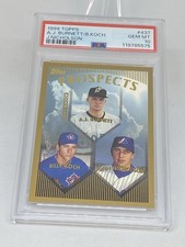 1999 Topps A.J. Burnett Billy Koch John Nicholson RC ROOKIE PSA 10 GEM MT POP 21