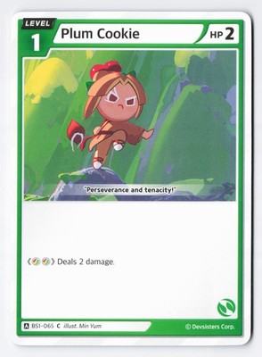 Plum Cookie BS1-065 - Brave Beginning Cookie Run Braverse Non-Holo NM