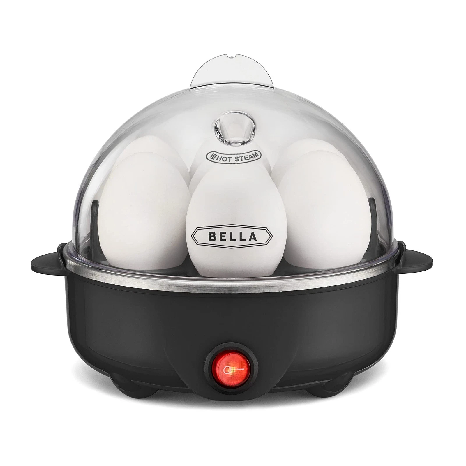 Bella 7 Egg Rapid Cooker Compact Electric Food Steamer Omelets Poached Eggs