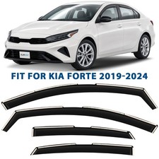 Rain Guards Vent Visors Shade for 2019-2024 Kia Forte SHATTERPROOF