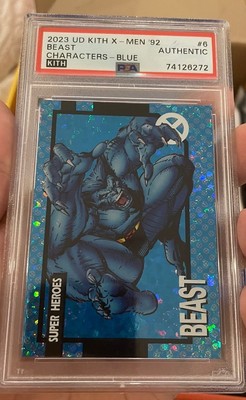 Kith x Marvel X-Men Beast 1/50 Blue: CARD ONLY!