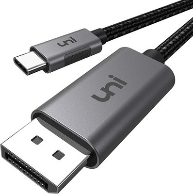 uni USB C to DisplayPort Cable for Home Office (4K@60Hz, 2K@165Hz), Sturdy Alumi