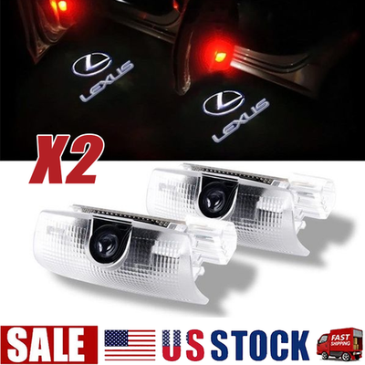 #ad 4Pcs LED Door Courtesy Light Shadow Laser Projector for Lexus ES IS LS LX RX GX $10.39