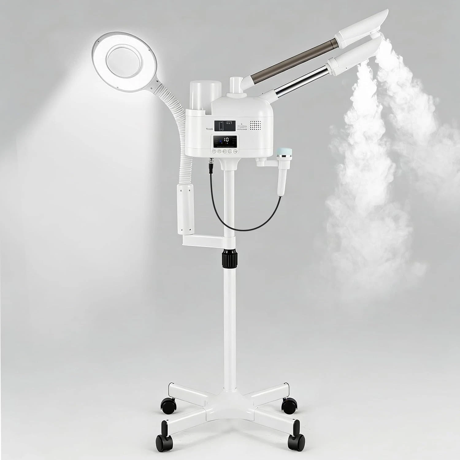 4IN1 Hot/Cold Facial Steamer 5X LED Magnifying Lamp Spa Beauty Skin Care Machine
Opens in a new wind