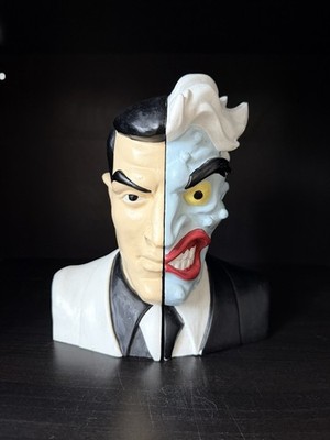 Rare 1995 DC Comics WBSS Exclusive Animated Series BTAS TWO-FACE Bookends
