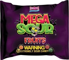 Barnetts Mega Sour Fruits Candy 104g Extreme Sour Gluten Free Treat