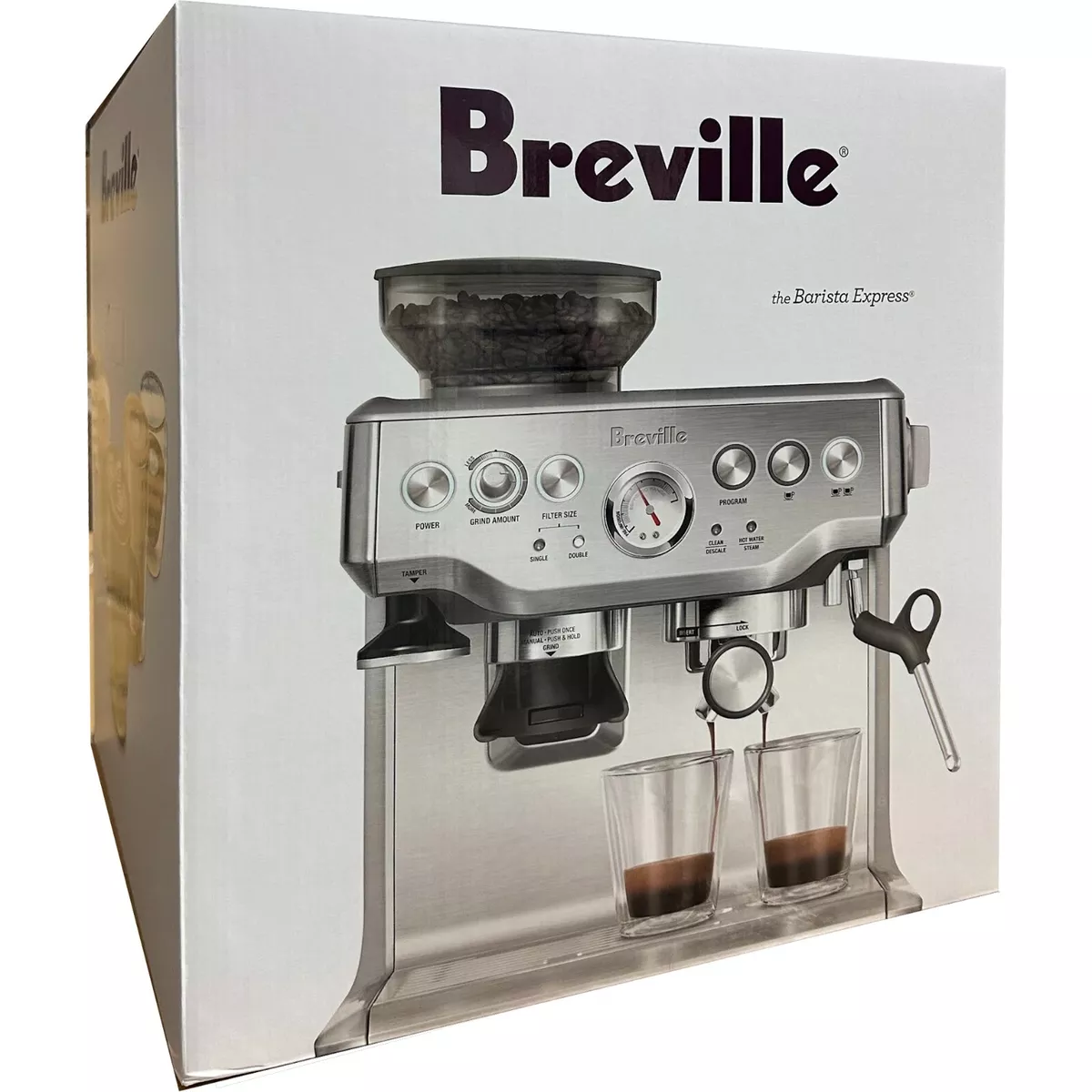 Breville The Barista Express Espresso Machine - Brushed Stainless