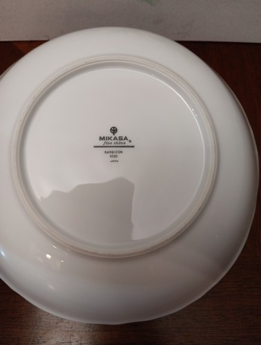 Vintage Mikasa Japan 9289 Barbizon Round Vegetable Bowl 9 1/8" ~Free Ship~ - Picture 2 of 3